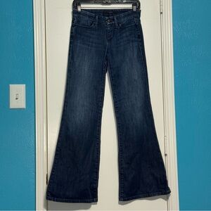 Joe's Jeans Wide Leg Provocateur Blue Flared Low Rise Jeans Y2K Vintage EUC 25